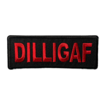 'DILLIGAF' Iron-On Patch