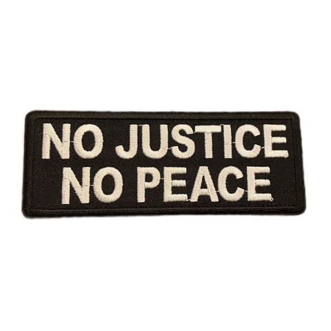 No-Justice-No-Peace-Iron-On-Patch