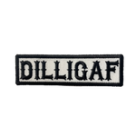 'DILLIGAF' Iron-On Patch