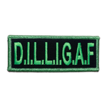 'DILLIGAF' Iron-On Patch