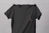 Jordan Jumpman Red Outline Logo Iron-On Die-Cut Patch