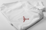 Jordan Jumpman Red Outline Logo Iron-On Die-Cut Patch