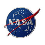 NASA Round Logo Iron-On Die-Cut Patch