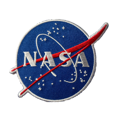 NASA Round Logo Iron-On Die-Cut Patch